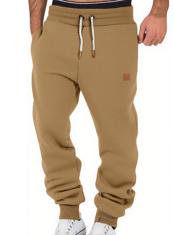 Herren Relax-Fit Fleece-Jogginghose mit Bündchen und Kordelzug Drune
