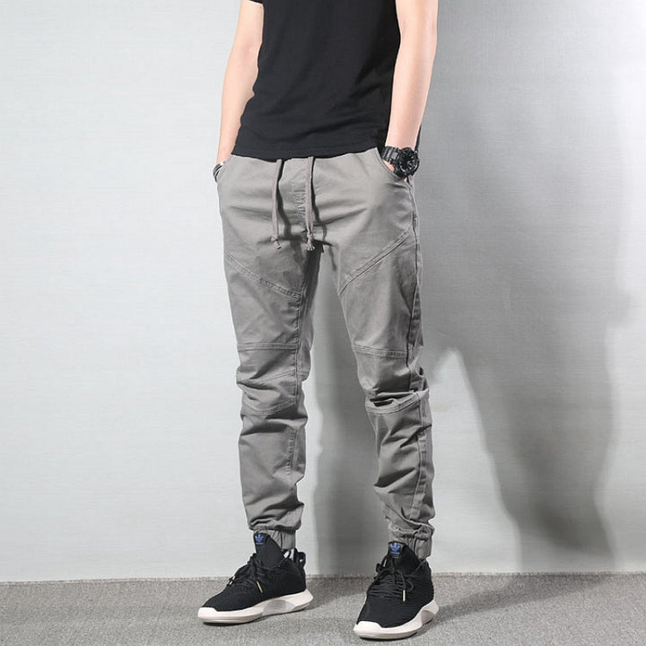 Herren Bequeme Cargo-Hose mit elastischem Bund Drune