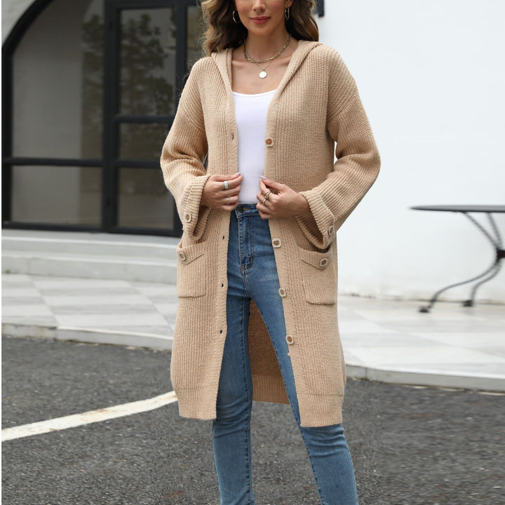 Damen Strickjacke mit großem Komfort und eleganter Knopfdetail Drune