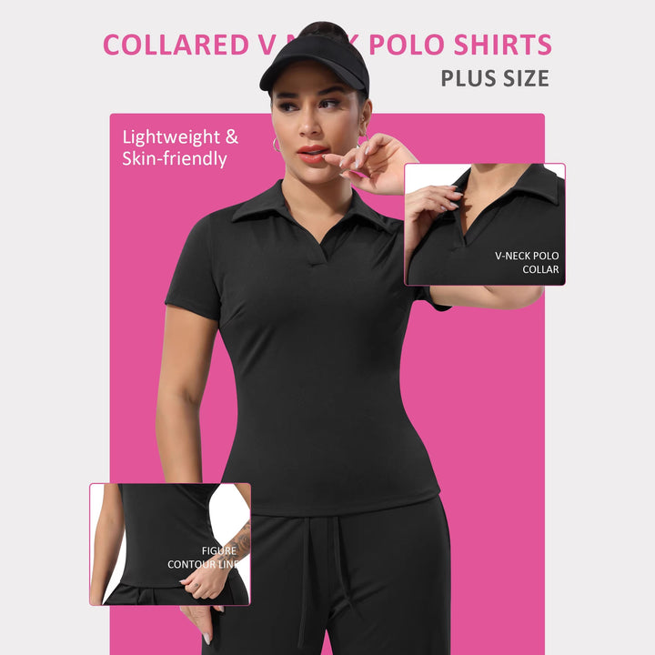 Damen Tailliertes Funktions-Polo mit Stretchjersey und Performance-Atmungsaktivität Drune