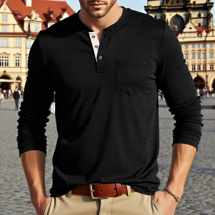 Herren Langarm-Hemd Drune