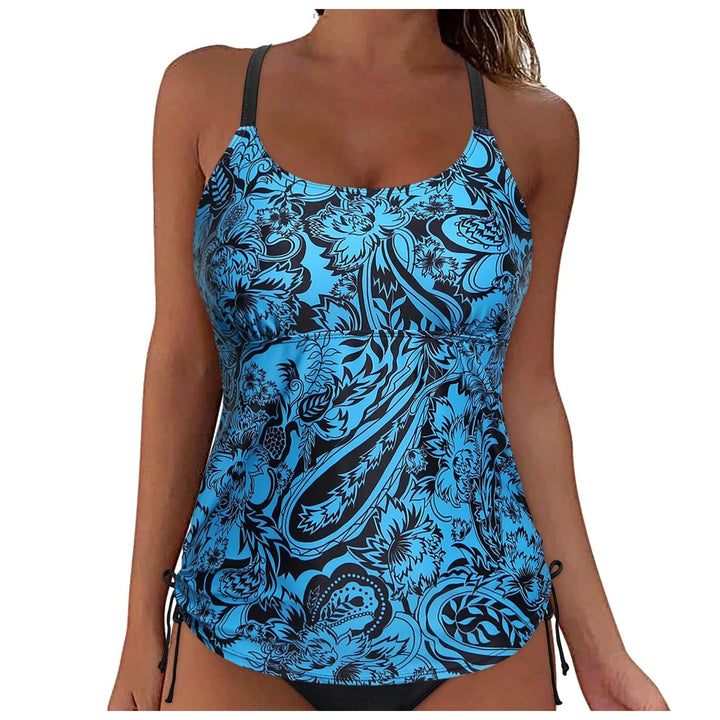 Damen lässiges Tankini-Oberteil mit Schnürung Drune