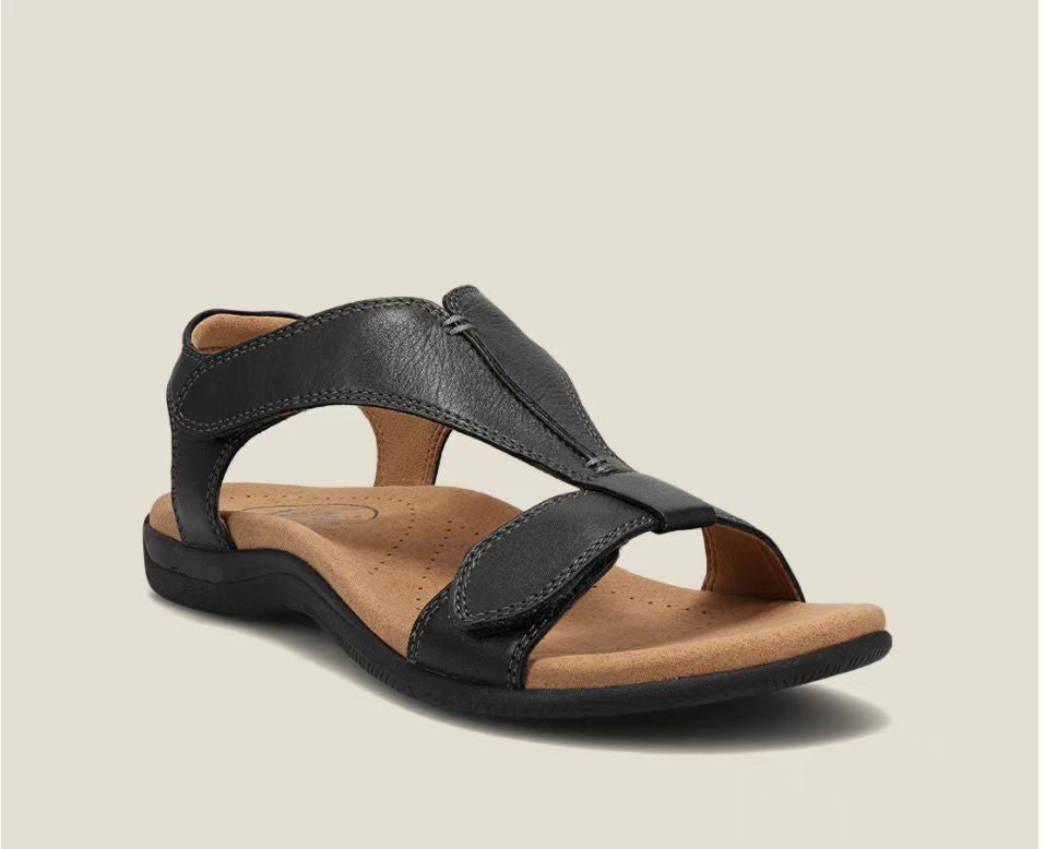 Damen Freizeit-Sandalen mit verstellbaren Riemen und ergonomischem Fußbett Drune