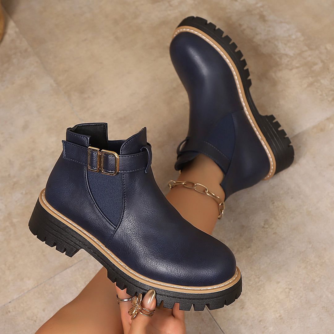 Damen Trendige Chelsea Boots Drune