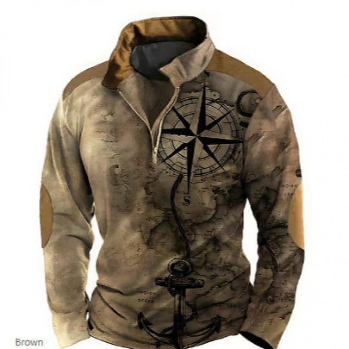 Herren attraktiver Freizeitpullover Drune
