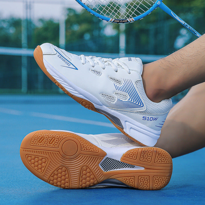 Damen Badmintonschuhe mit rutschfester Sohle und stoßdämpfender Dämpfung Drune