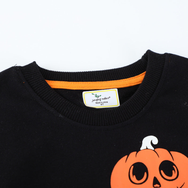 Jungen Kuschelsweatshirt mit gruseligem Halloween-Motiv Drune