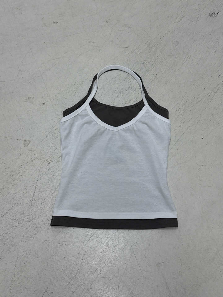 Damen Sportliches Trägershirt mit integrierten Bustiers Drune