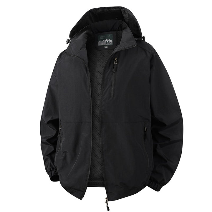 Herren Leichte Winddichte Outdoorjacke Drune