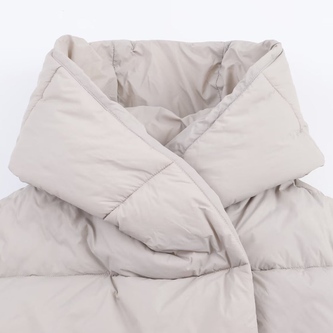 Damen Steppjacke mit weichem Hoody Drune