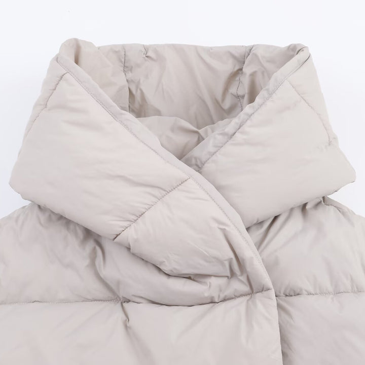 Damen Steppjacke mit weichem Hoody Drune