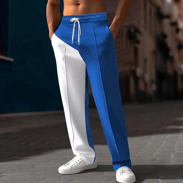 Herren nan sportliche Jogginghose mit asymmetrischem Schnitt und elastischem Bund Drune