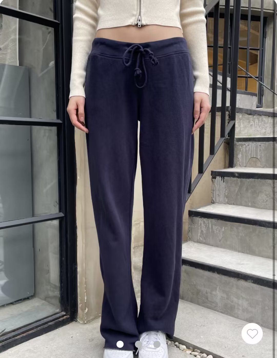 Damen bequeme Lounge-Hose mit verstellbarem Bund Drune