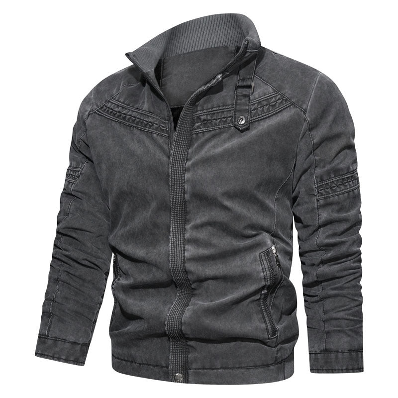 Herren Modische Übergangsjacke mit Steppdetails Drune