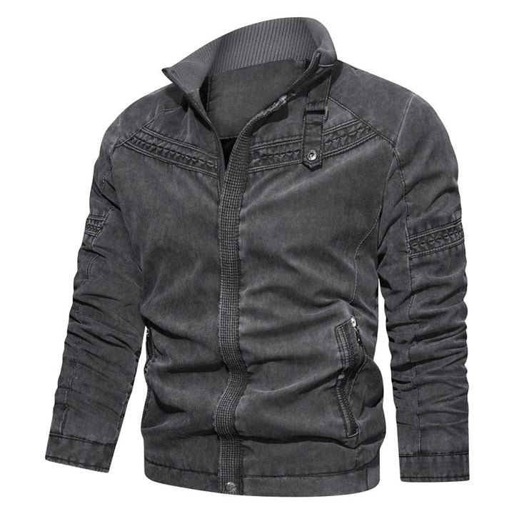 Herren Modische Übergangsjacke mit Steppdetails Drune