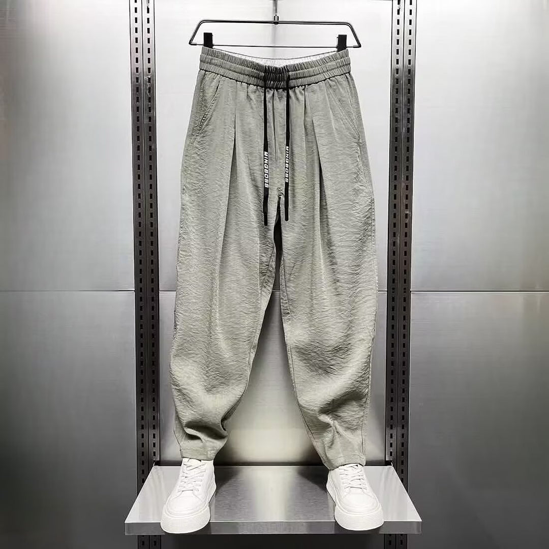 Herren Lässige Relaxed-Fit Freizeithose Drune