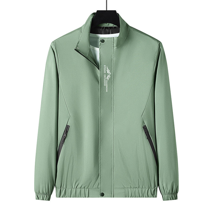 Herren Leichte Sportjacke mit hohem Kragen Drune