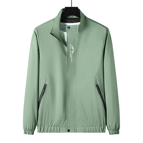 Herren Leichte Sportjacke mit hohem Kragen Drune