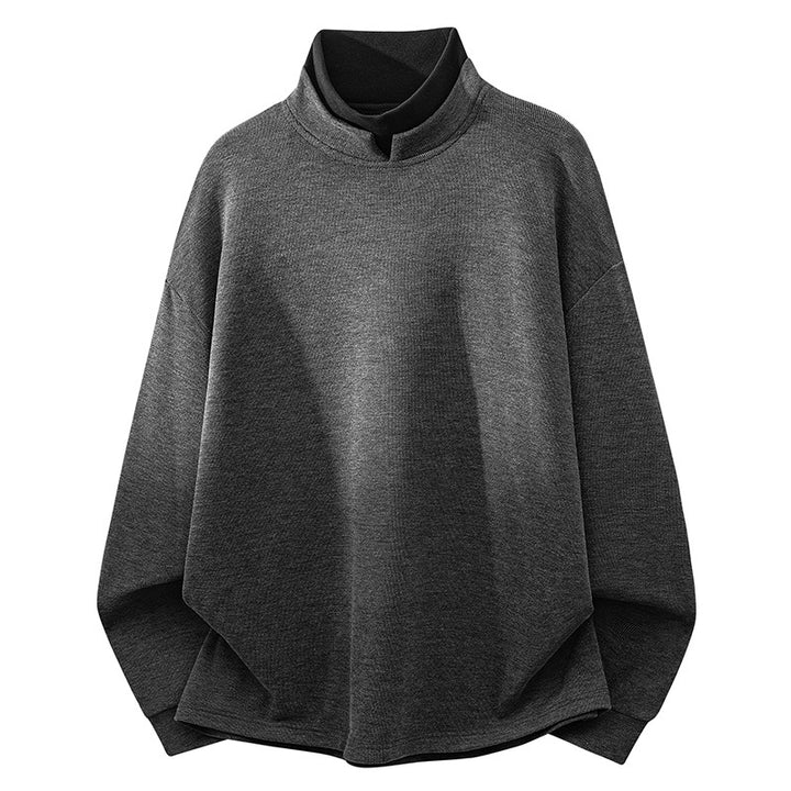 Damen Hochwertiger Stehkragen Pullover Drune
