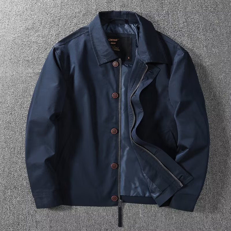 Herren Übergangsjacke mit Druckknöpfen Drune