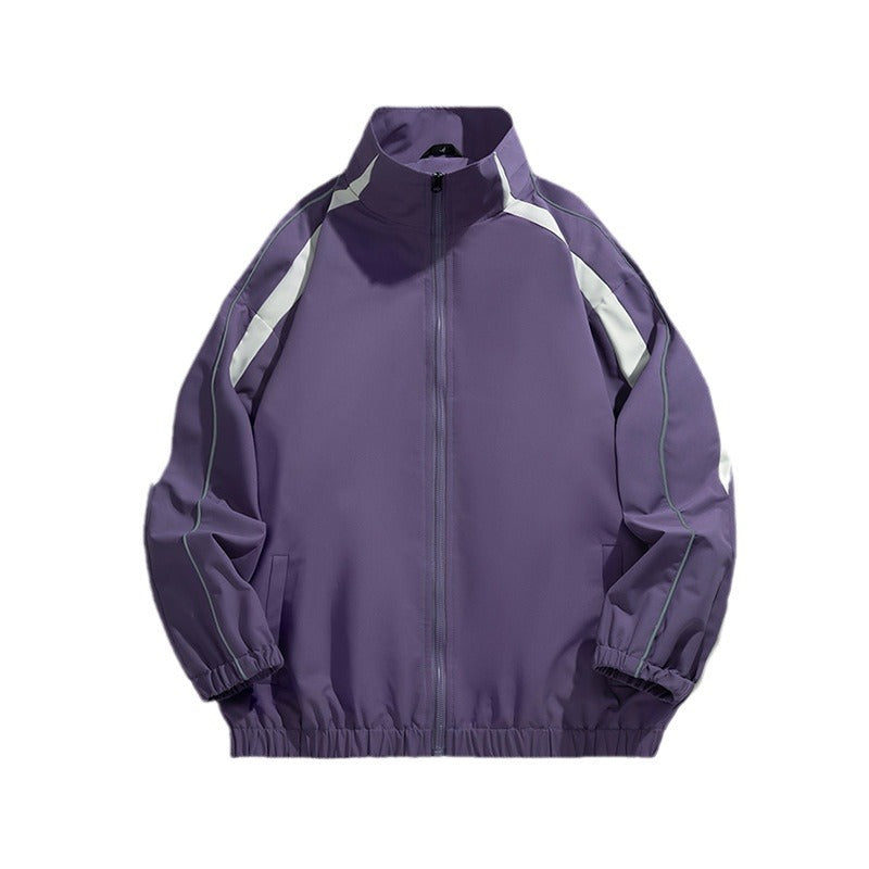 Damen Sportliche Windbreaker-Jacke Drune