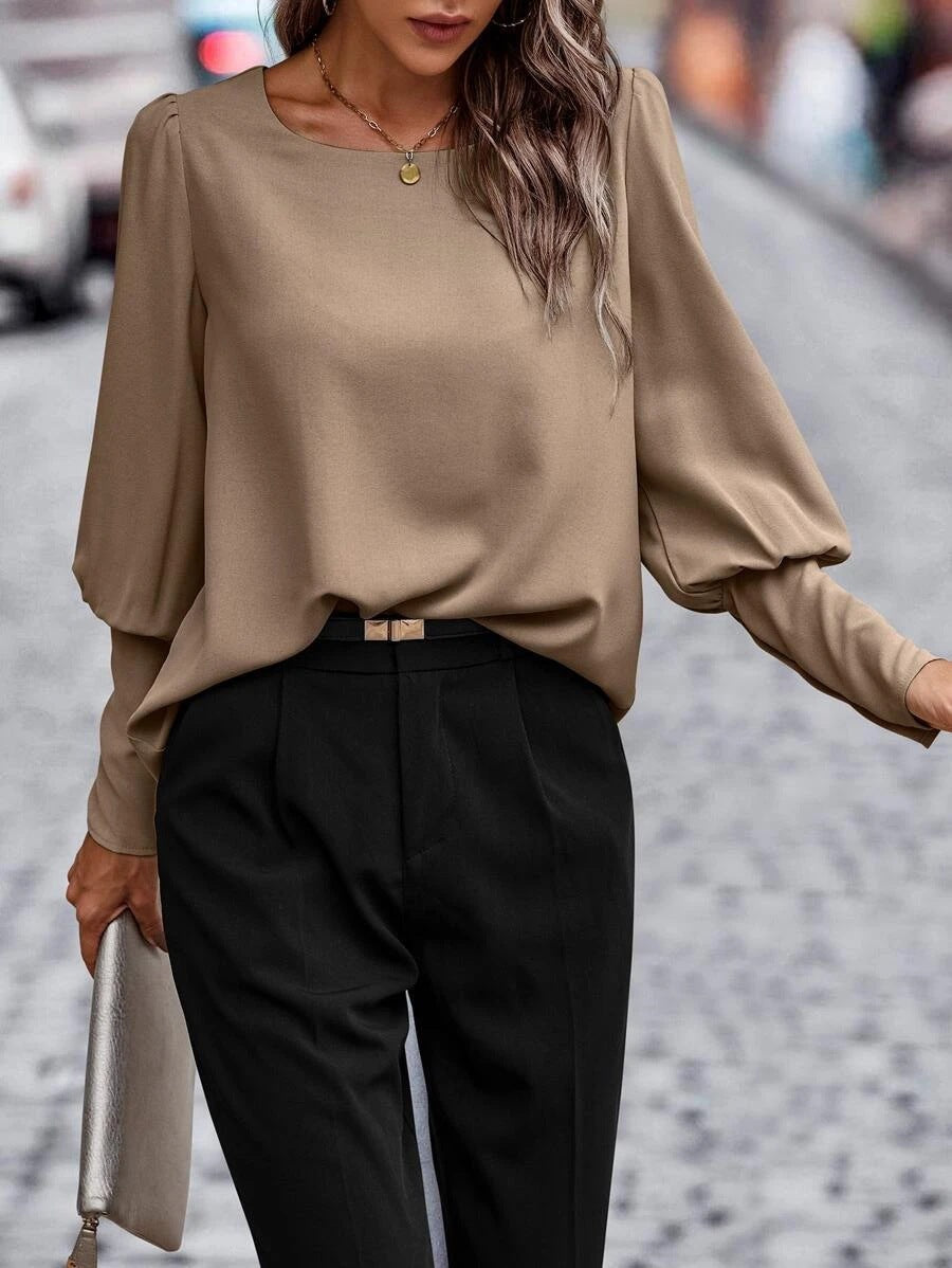 Drune | Bluse mit Puffärmeln für Damen - Elegant und Trendy