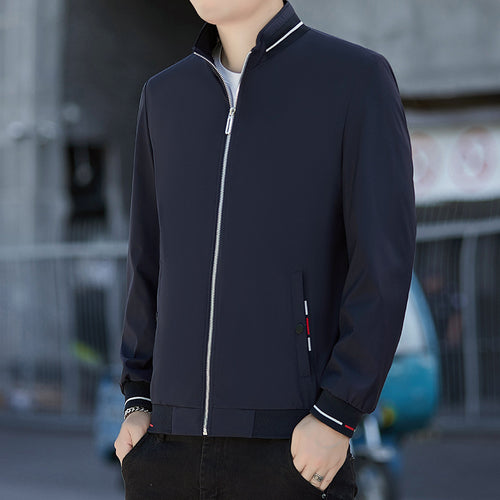 Herren Sportliche Übergangsjacke mit hochwertigem Stehkragen Drune