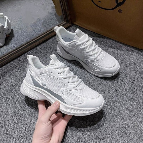 Damen Chunky Sneakers mit modernem Design und bequemer Dämpfung Drune