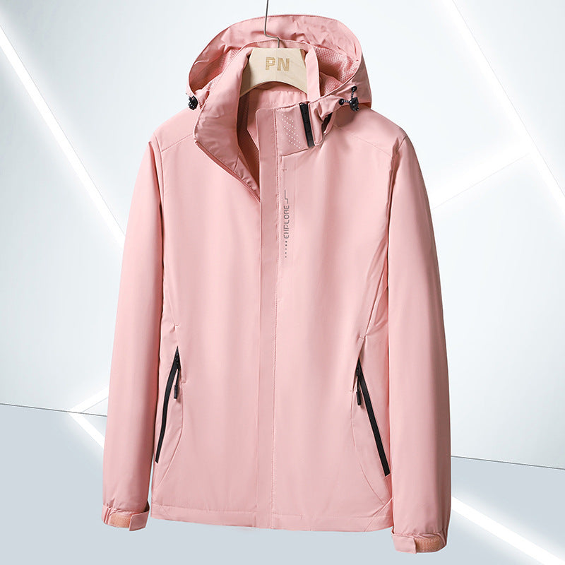 Herren Leichte Softshell-Funktionsjacke mit atmungsaktivem Meshfutter und verstellbarer Kapuze Drune