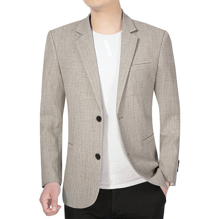 Herren Leichtes Slim-Fit Sakko aus LeinenmischgewDrunee mit Halbfütterung Drune