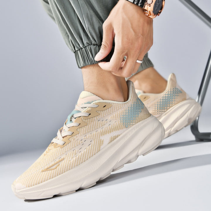 Unisex leichte Straßen-Trainingsschuhe mit gewebtem Performance-Obermaterial und dämpfender Dual-Layer-Zwischensohle Drune