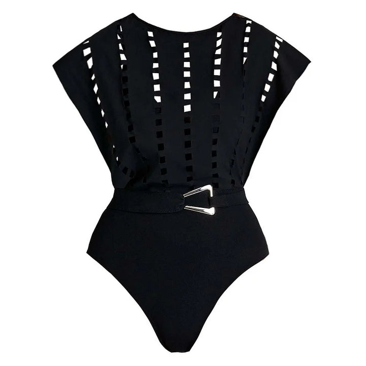 Damen Badeanzug mit elegantem Schnitt und modischen Details Drune