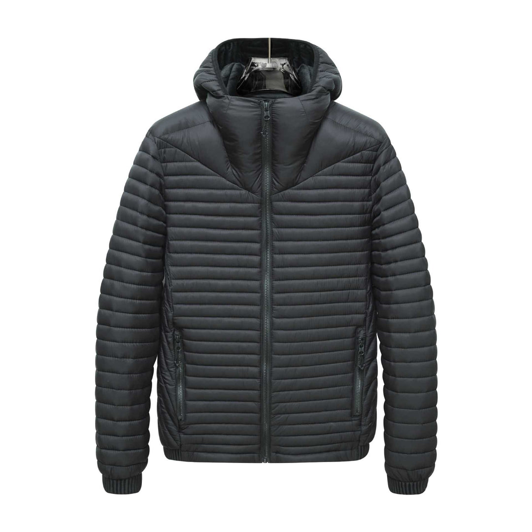 Herren Leichte Steppjacke mit Kapuze Drune
