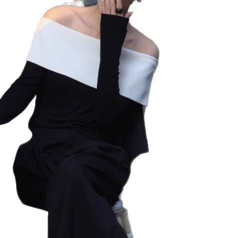 Damen Elegante und stilvolle Jumpsuit mit off-shoulder Design Drune