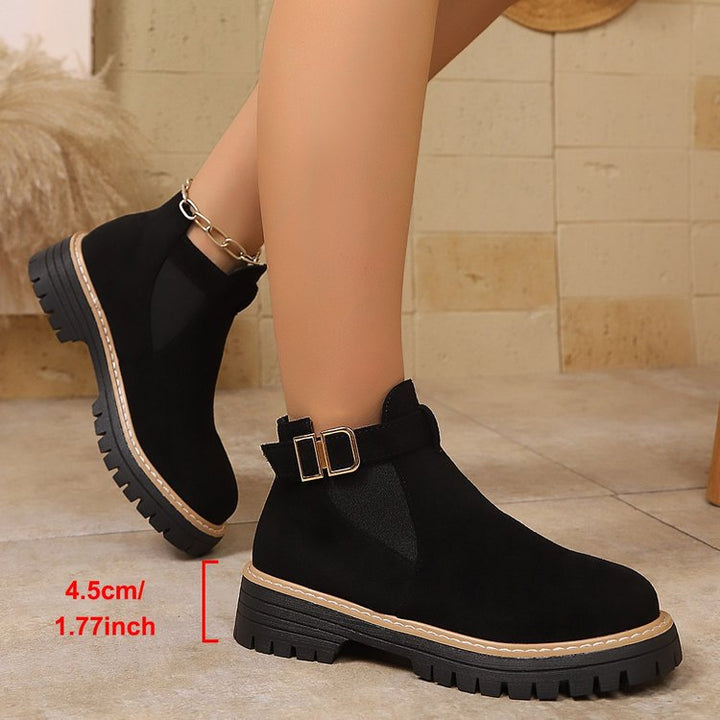 Damen Trendige Chelsea Boots Drune