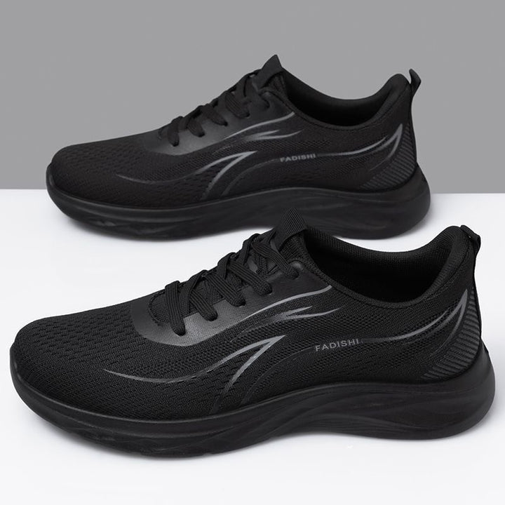 Herren Atmungsaktive Strick-Laufschuhe mit Komfortdämpfung und rutschfester Sohle Drune