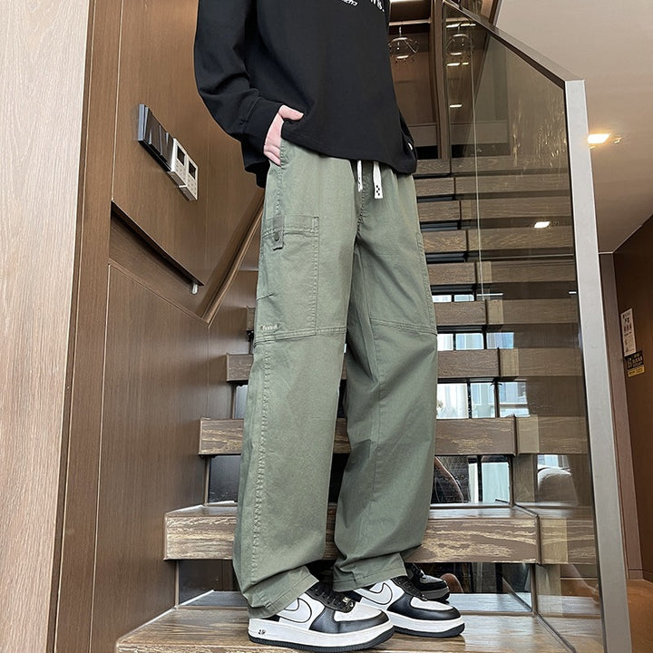 Herren Weite Cargo-Hose mit Thermofutter, Kordelbund & Utility-Taschen Drune
