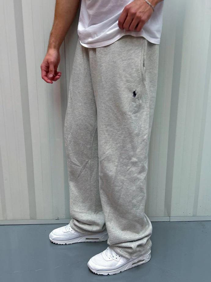 Herren Weite Baggy-Sweathose mit elastischem Bund und Sticklogo Drune
