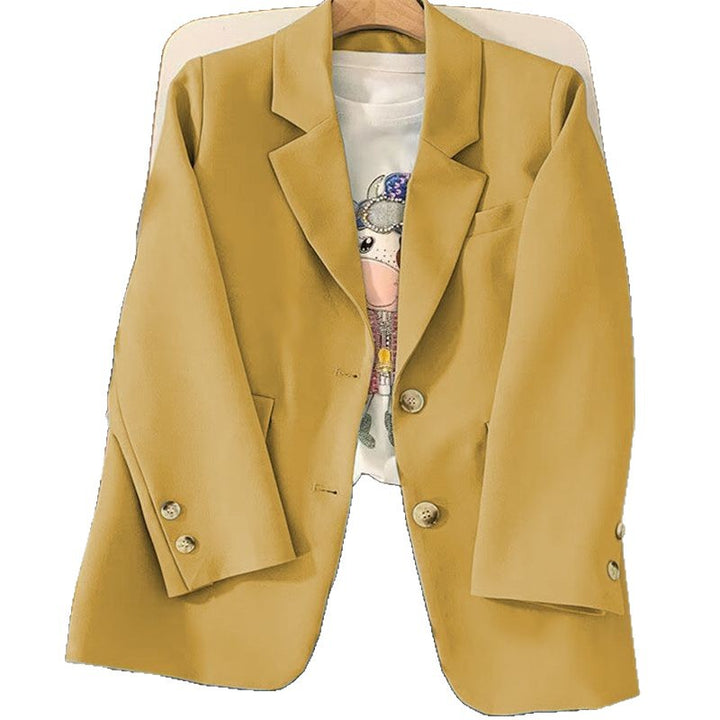 Damen eleganter Blazer mit doppelter Knopfleiste Drune