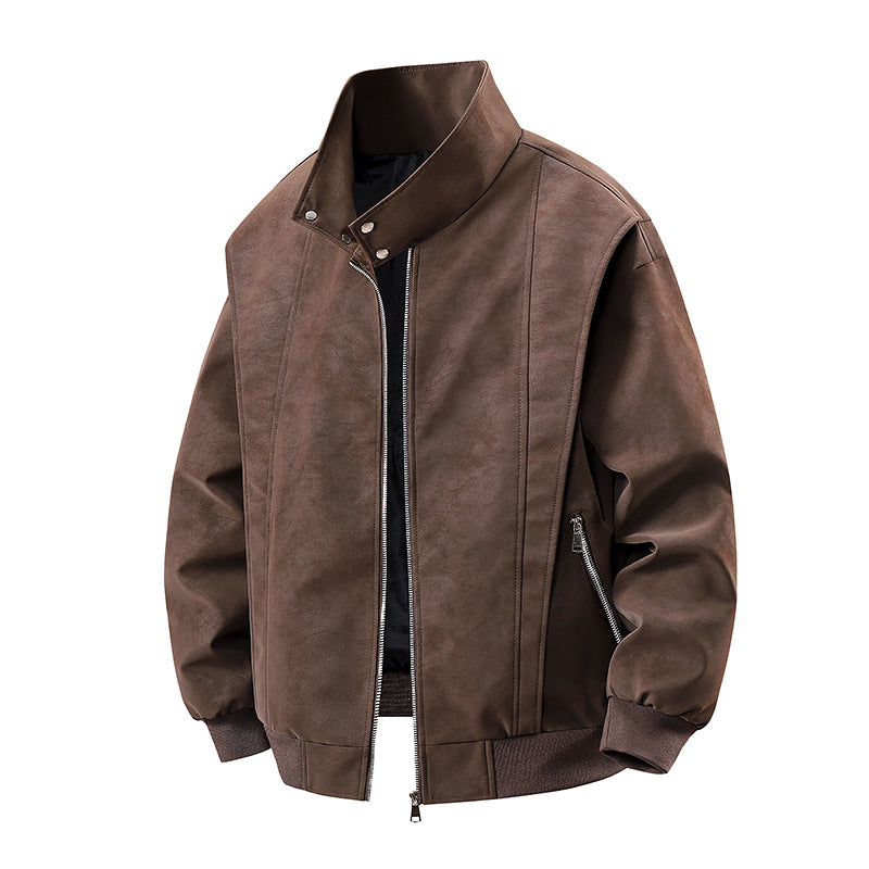 Herren Modische Bikerjacke Drune 1787738058