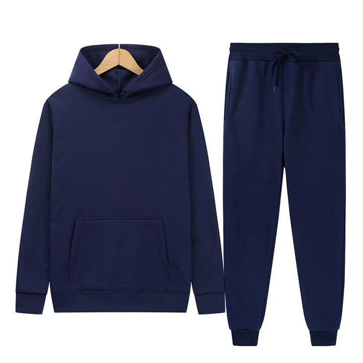 Damen Kapuzenpullover und Jogginghose-Set aus hochwertigem Baumwollmix Drune