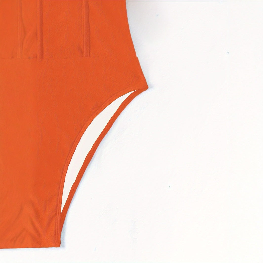Damen Einteiler Badeanzug mit elegantem Schnitt Drune