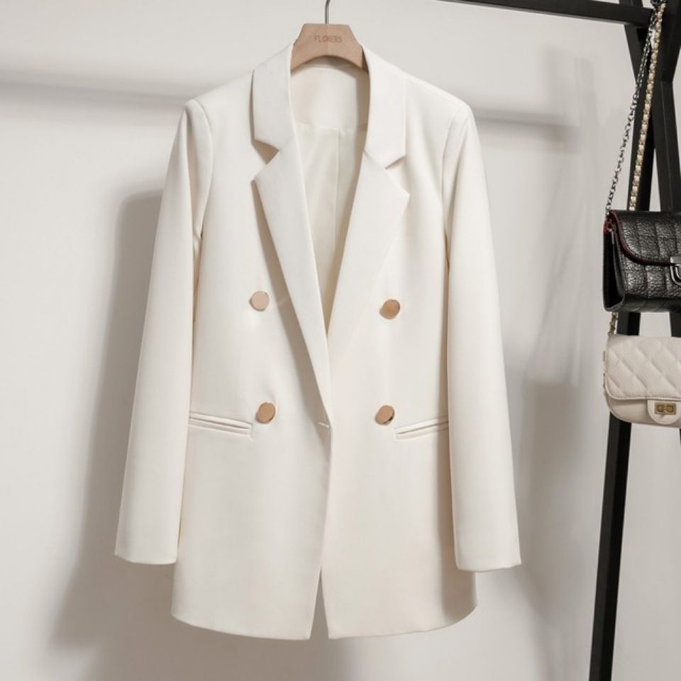 Damen Eleganter und modern geschnittener Blazer mit doppelter Knopfleiste Drune
