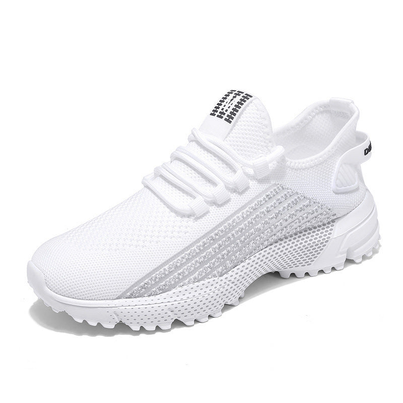 Herren nan atmungsaktive Stricksneaker mit profilierter Laufsohle und gepolsterter Fersenmanschette Drune