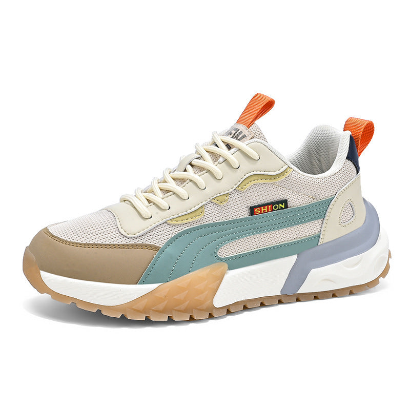 Herren Retro-Outdoor-Sneaker mit profiliertem Trail-Laufsohle und atmungsaktivem Mesh Drune