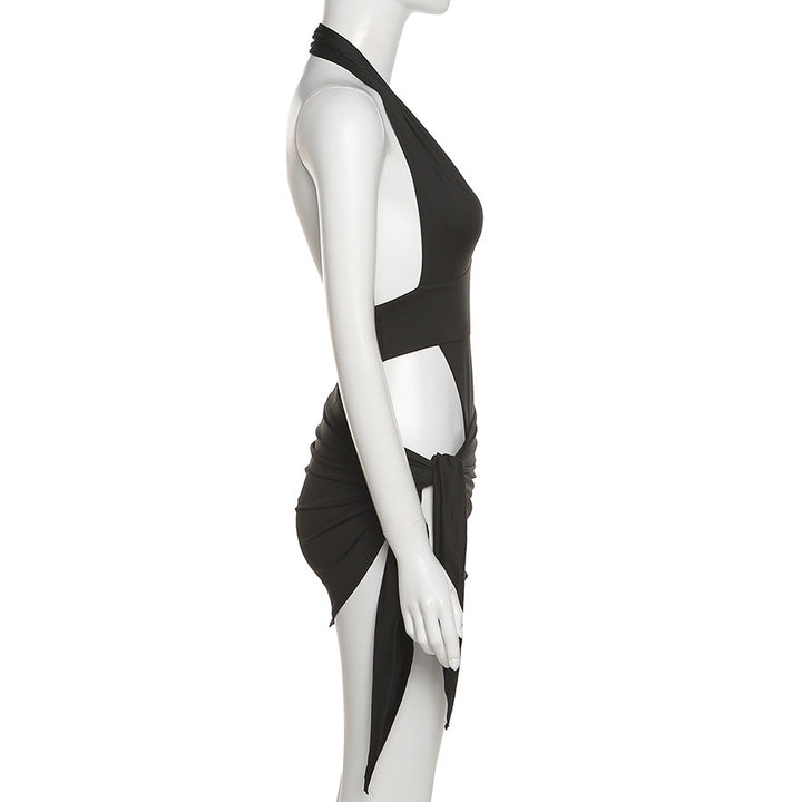 Damen Badeanzug mit tiefem V-Ausschnitt und trendigem Cut-Out Drune