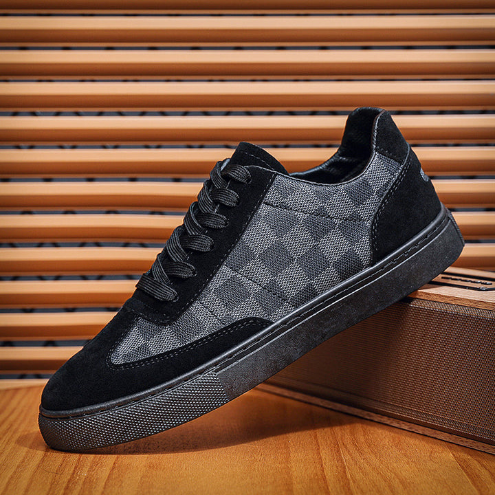 Herren Modische Sneaker mit Karomuster