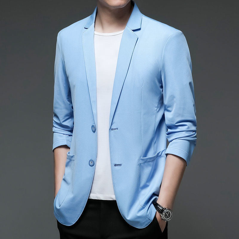 Herren Leichtes Reise-Sakko mit StretchgewDrunee und halbgefüttertem Innenfutter Drune