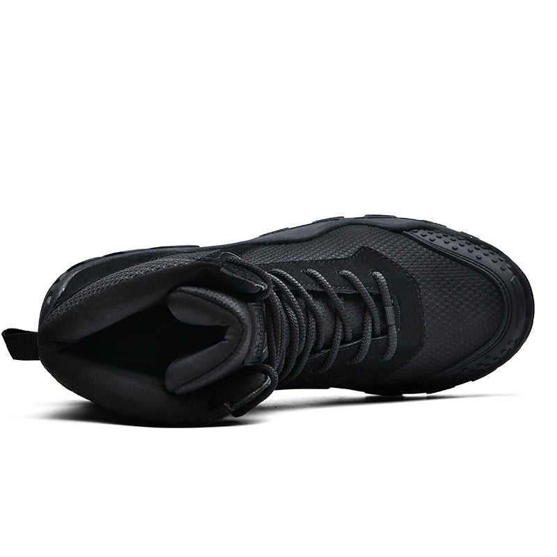 Herren Tactical Boots mit verstärktem Knöchelschutz und rutschfester Sohle Drune