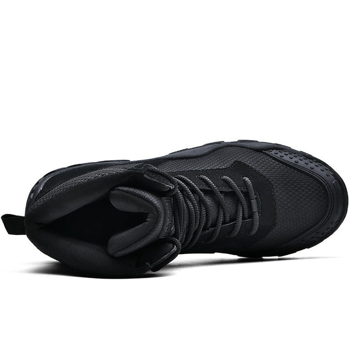 Herren Tactical Boots mit verstärktem Knöchelschutz und rutschfester Sohle Drune